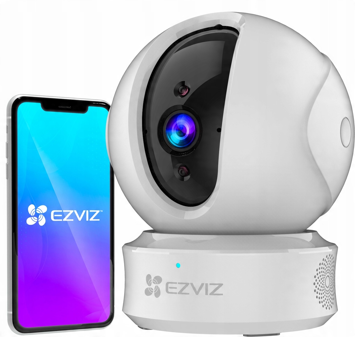 

Kamera WiFi Niania 4MPx 2K+ C6CN Detekcja Ai Ezviz