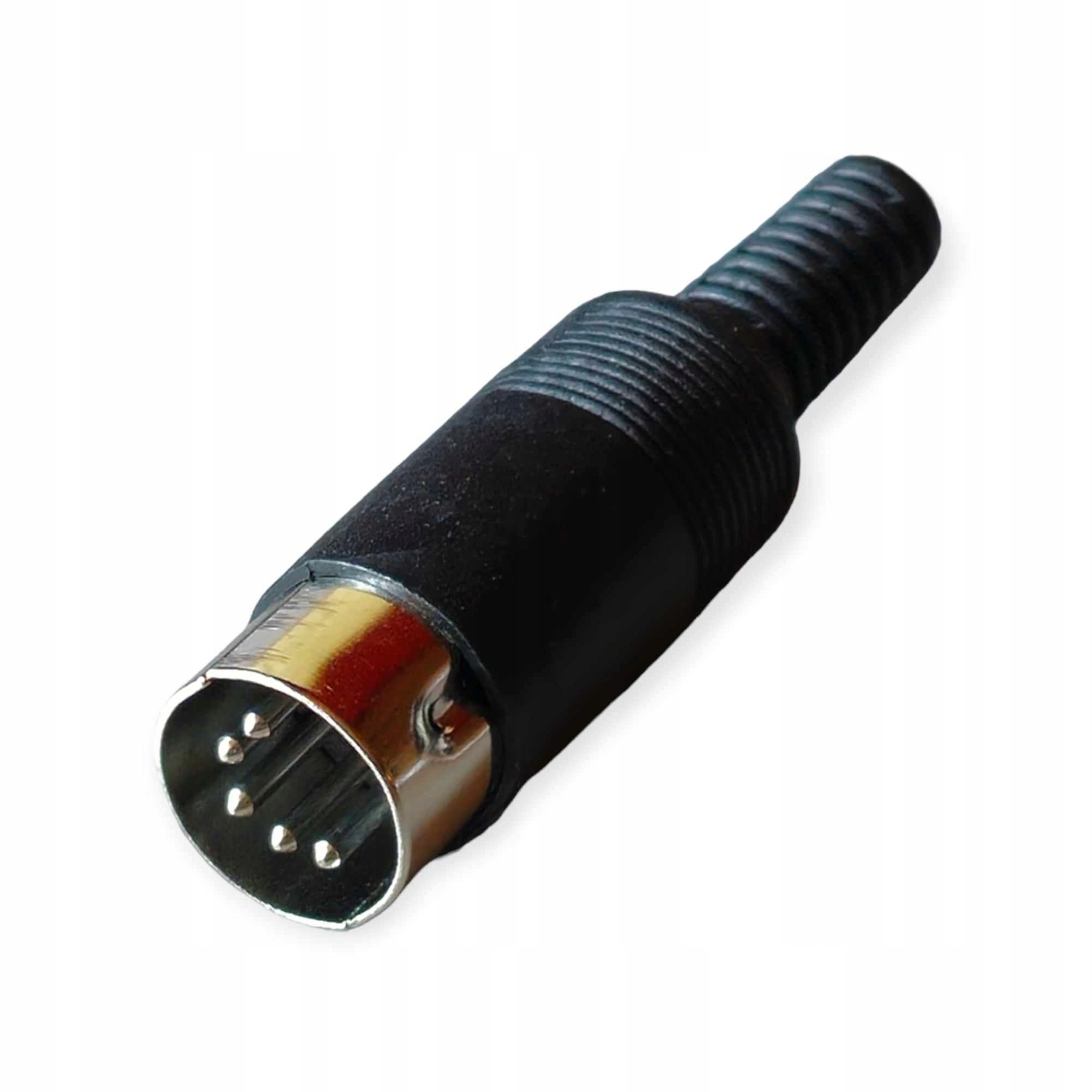 DC-002 WTYK DIN 5 PIN NINIGI 6.5mm na przewód