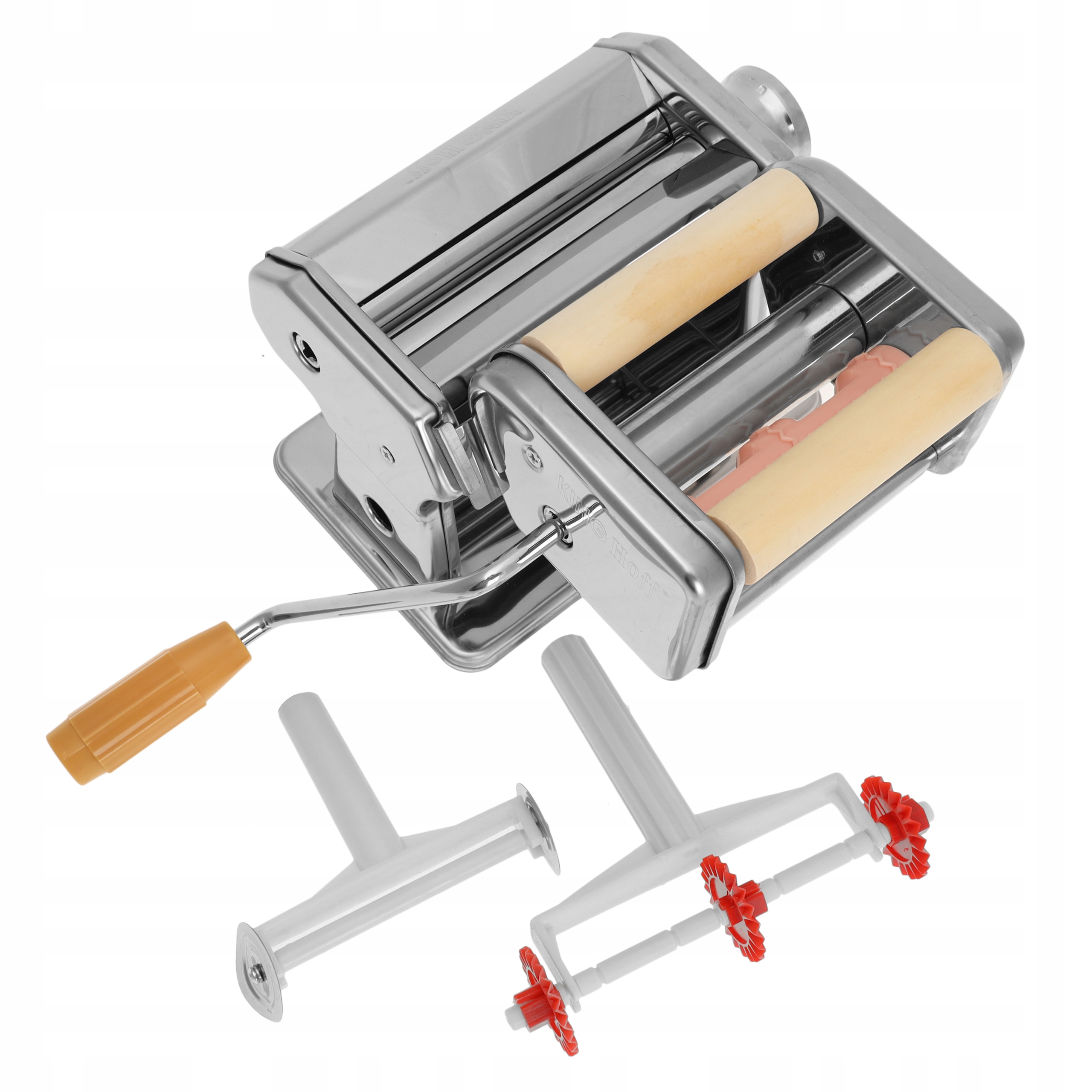 MASZYNKA DO MAKARONU RĘCZNA DO CIASTA PIEROGÓW Kolor srebrny