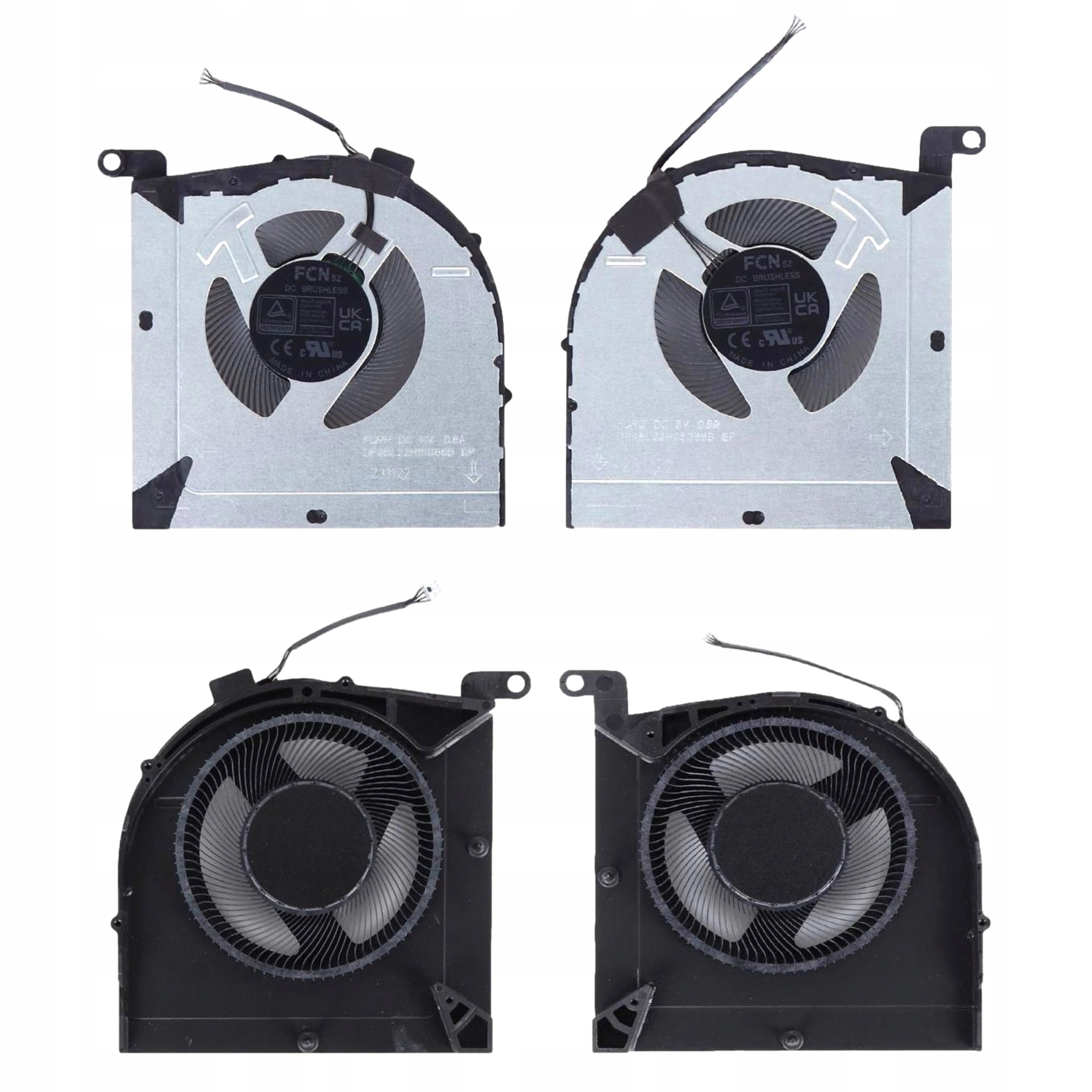 Ventilátory Pro Lenovo Loq 15IRH8 15APH8 GeekPro IRH8 G5000 Cpu Gpu 5V