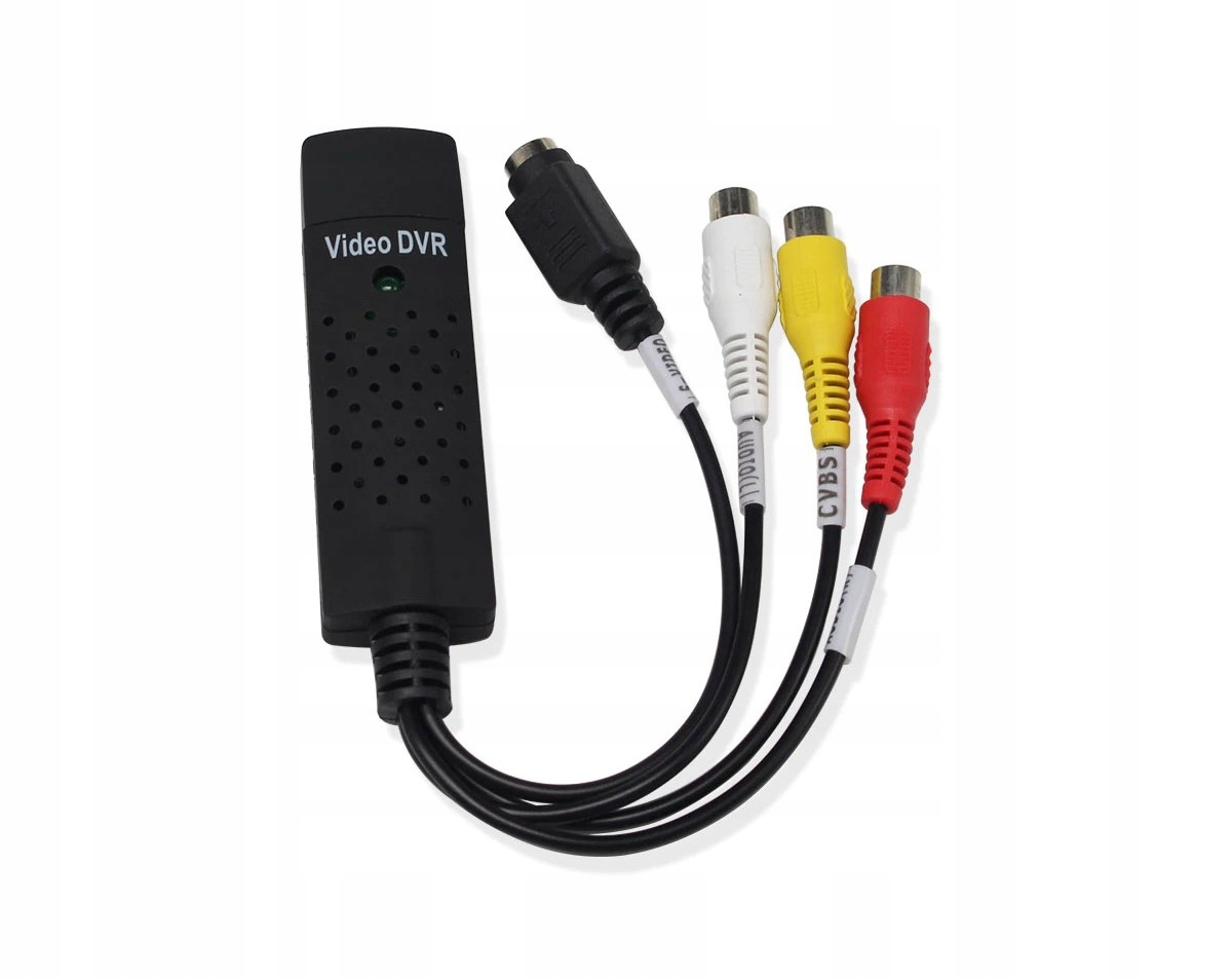 Zgrywanie kaset VHS grabber CVBS SVideo USB stream Marka NTIinnovations