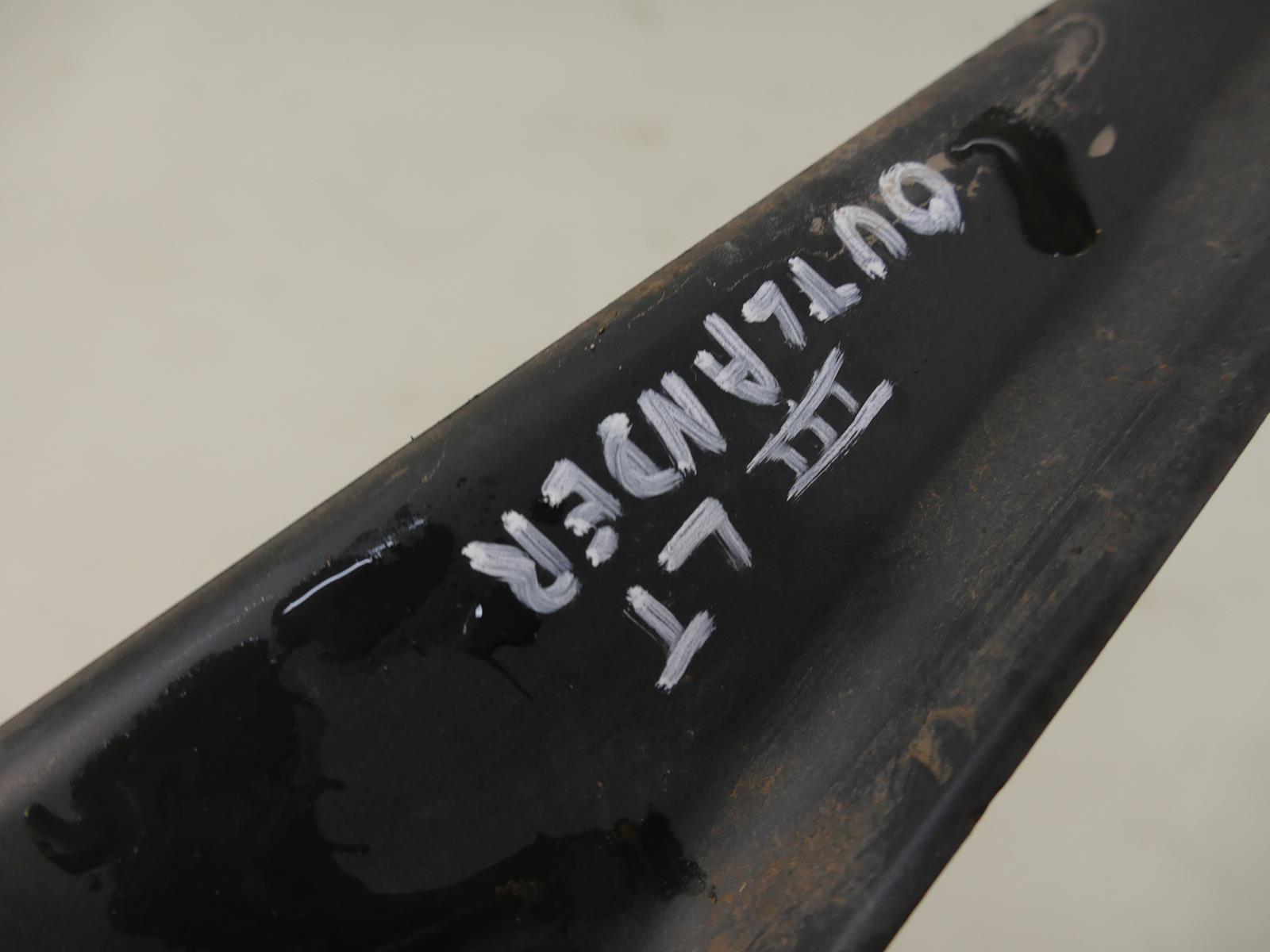 MITSUBISHI OUTLANDER III mudguard flap left rear part rear mudguard left rear.
