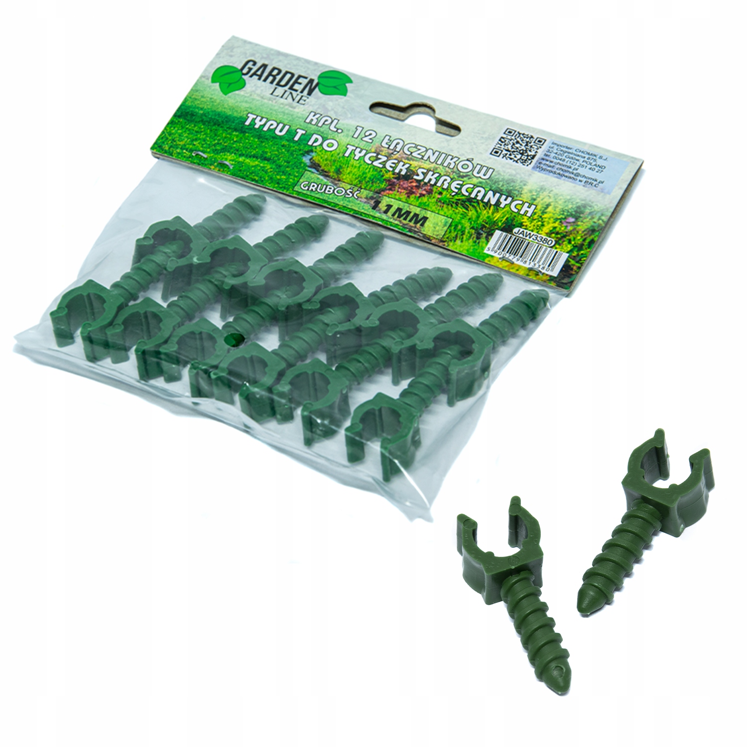 

Łącznik typ T do tyczek skręcanych 11mm kpl.12szt.