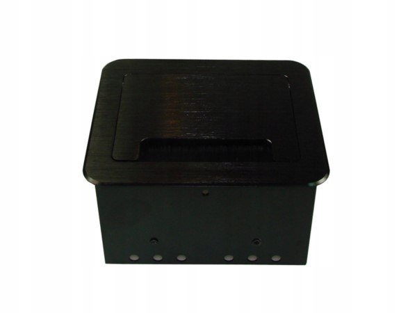 Mediální port Cuba 1*GN.napájecí 1*RJ45 1*USB černý