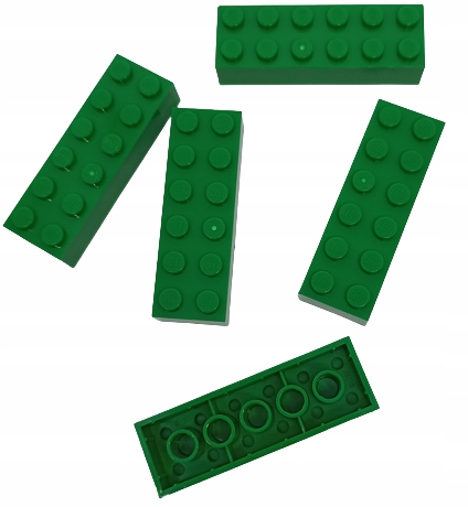 

Lego Belka 2x6 Zielony 4181135 2456 - 5 szt
