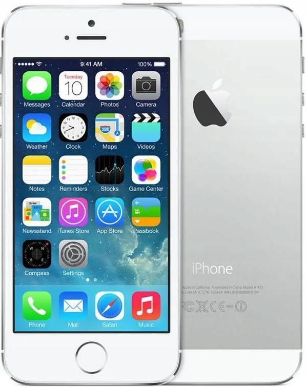Смартфон Apple iPhone 5s 1 ГБ / 16 ГБ 4G (LTE) серебристый