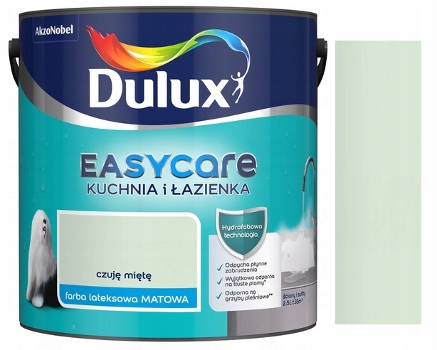 Dulux Farba Kuchnia I Łazienka Czuję Miętę 2.5L