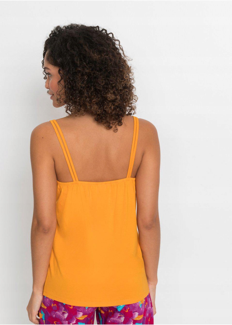 POMARAŃCZOWY TOP Z WISKOZY B.p.c _SM 34 Płeć kobieta