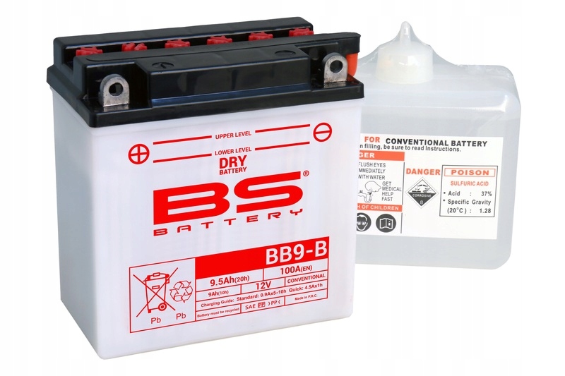 Bs Battery Vysoce výkonná baterie s kyselinou BB9-B 310596