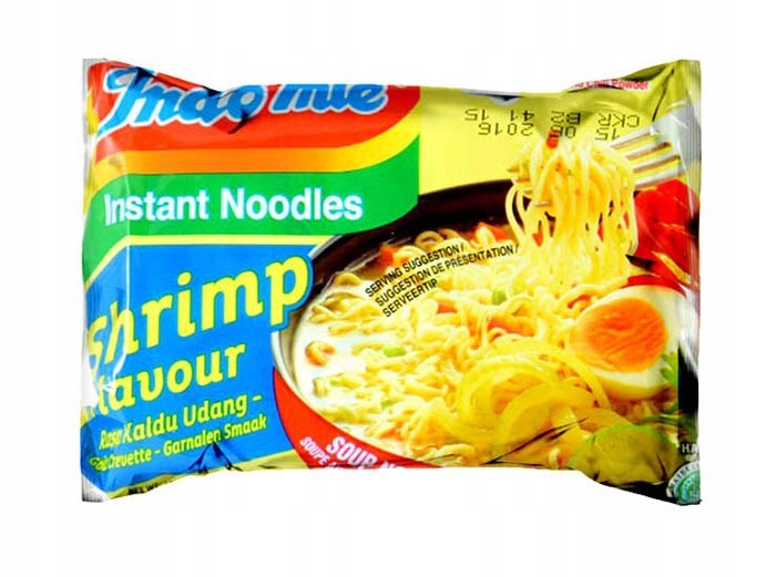 

Zupa makaron instant o smaku krewetkowym Indomie