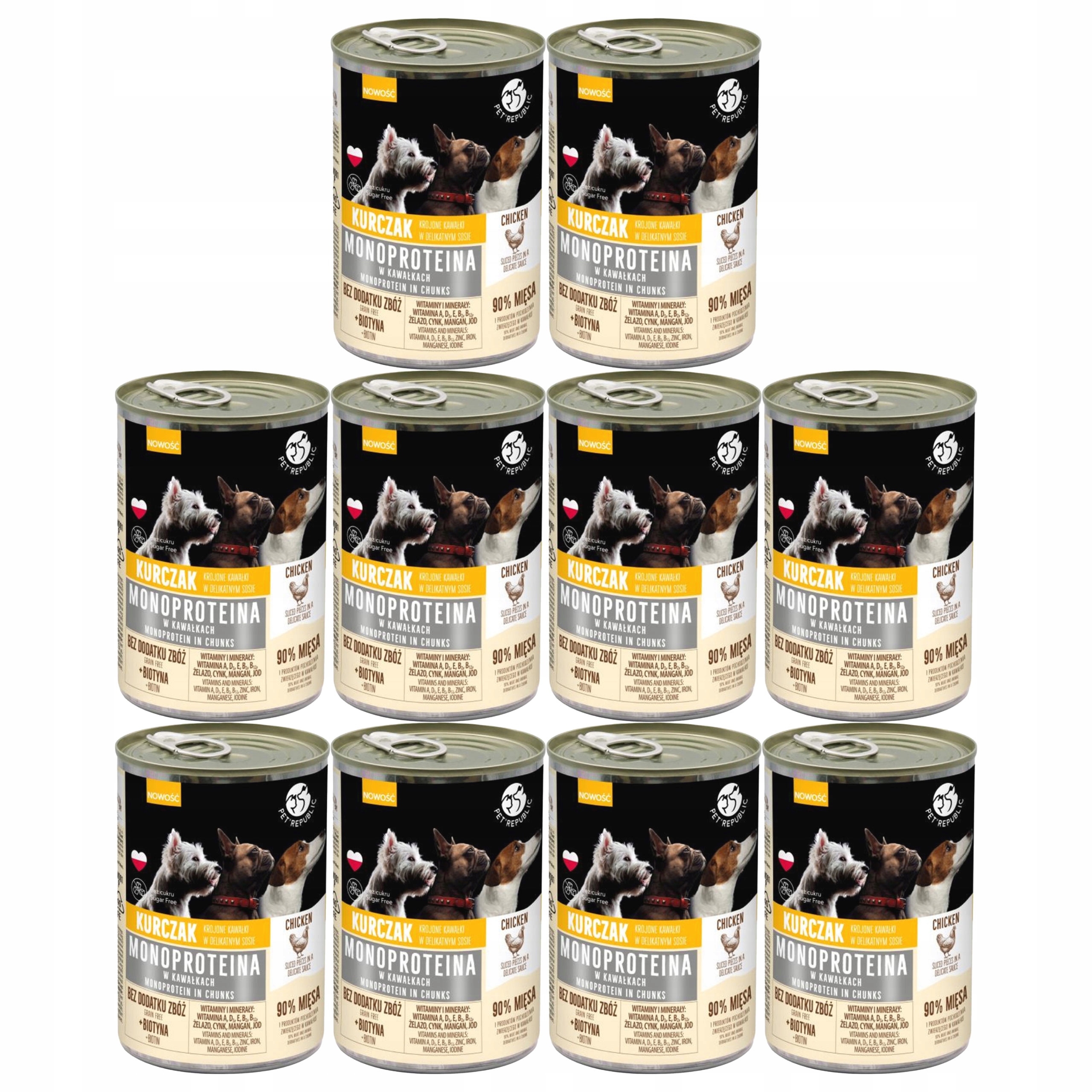 Levně Pet Republic Mono Protein krmivo pro psy Kuře 10 x 400 g