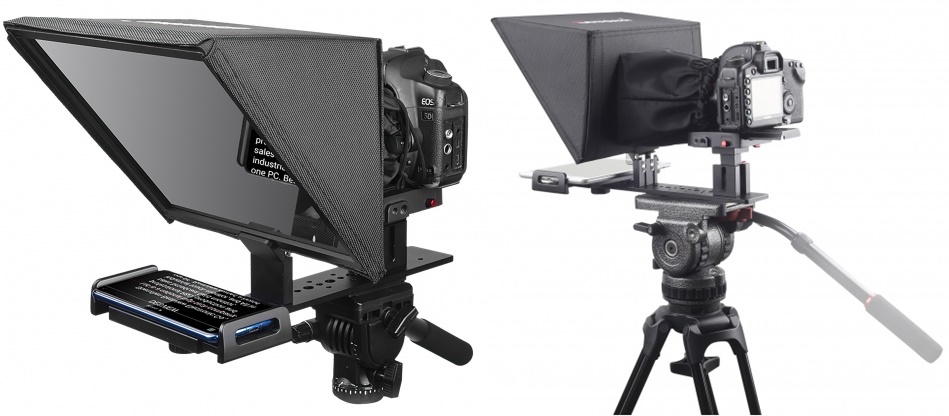 Teleprompter Desview T12 Profesionální Prompter Pro Kameru Tablet Dálkové Ovládání