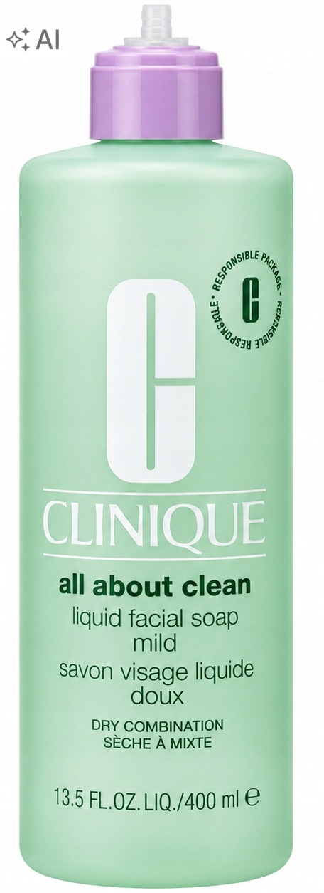Clinique Liquid Facial Soap Extra Jemné Mýdlo Na Obličej 400 ML