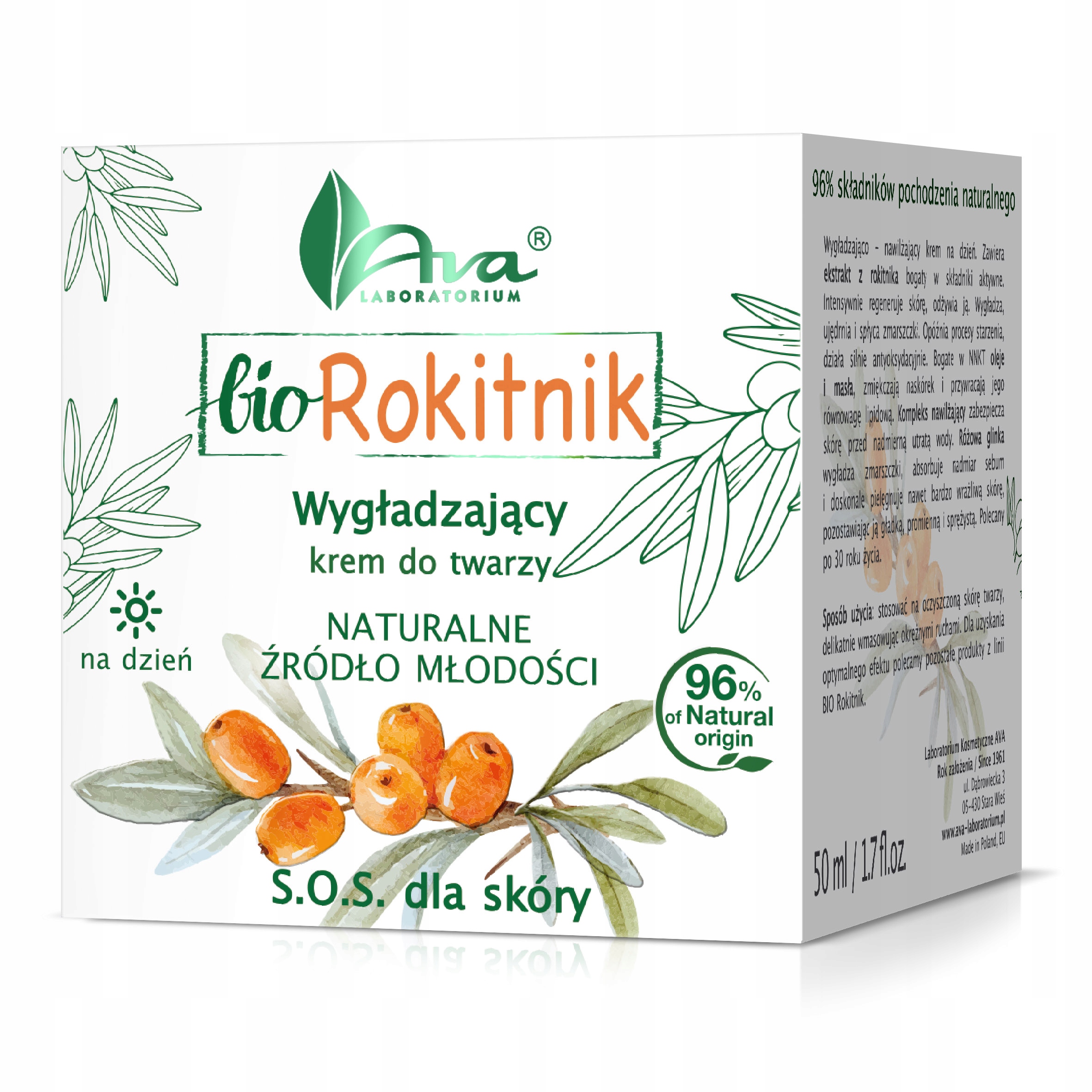 AVA Bio Rokitnik Krem na dzień 50 ml