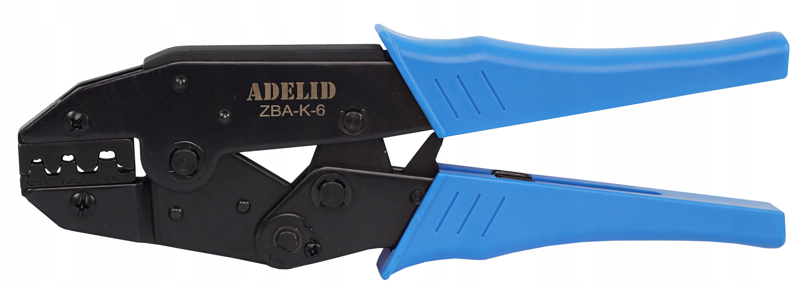 ZACISKARKA PRASKA DO KONEKTORÓW KOŃCÓWEK TULEJEK 6 Marka Adelid