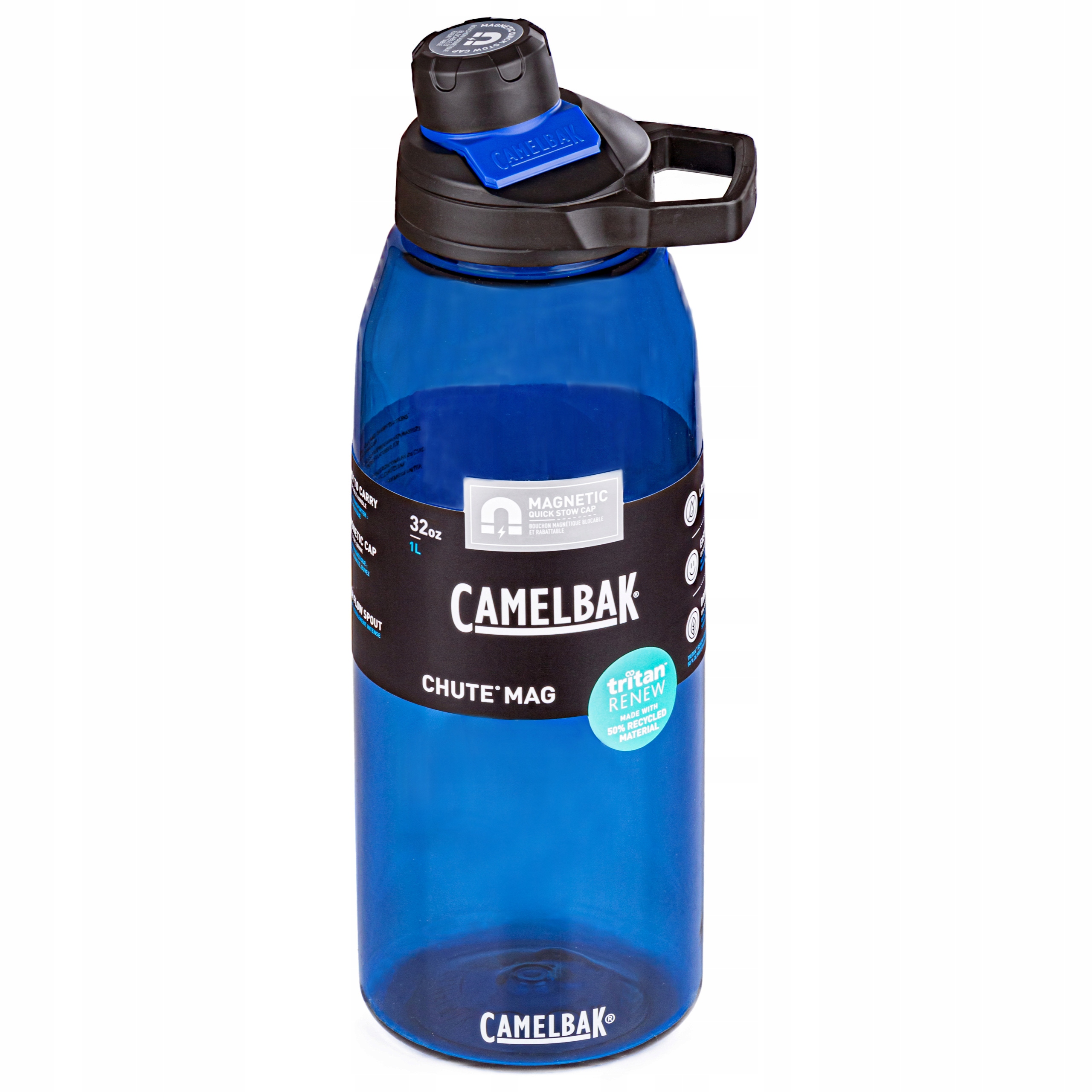 SPORTOWA BUTELKA TRITANOWA NA WODĘ SOK CHUTE MAG 1L OXFORD BLUE CAMELBAK Kolor dominujący niebieski