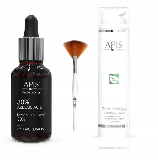 APIS KWAS AZELAINOWY 30% NEUTRALIZATOR + PĘDZEL