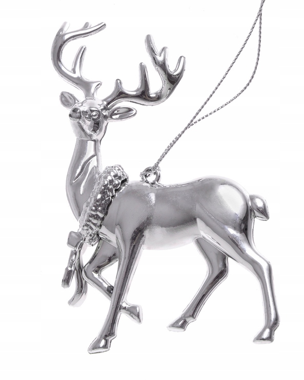 ZAWIESZKA BOMBKA RENIFER OZDOBA ŚWIĄTECZNA NA CHOINKĘ WIANEK NA DRZWI