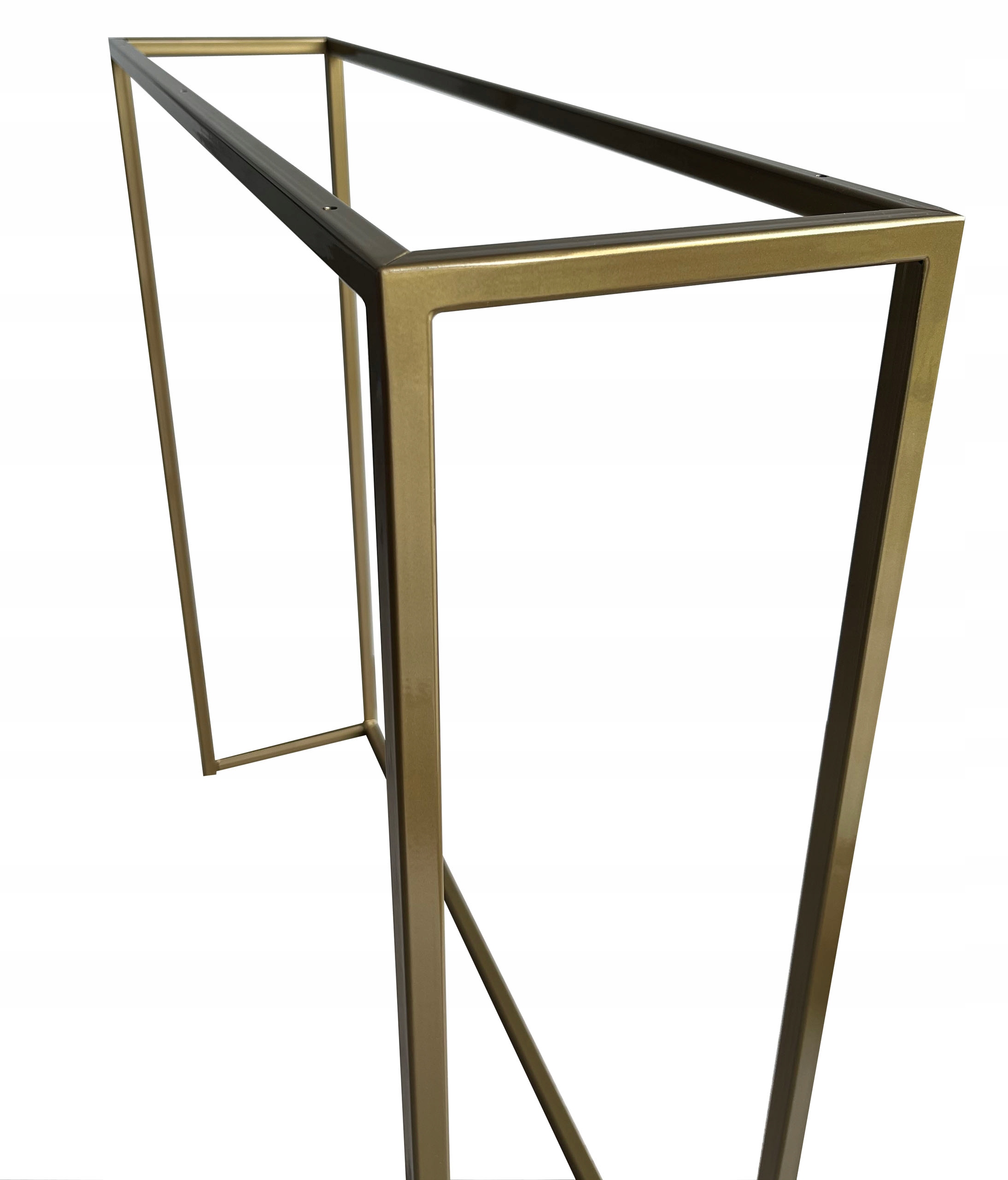 Postawa rama konsola Złoty 80x20x78