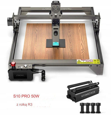 Grawer laserowy Atomstack X7 A10 S10 Pro 50 W Roller R3
