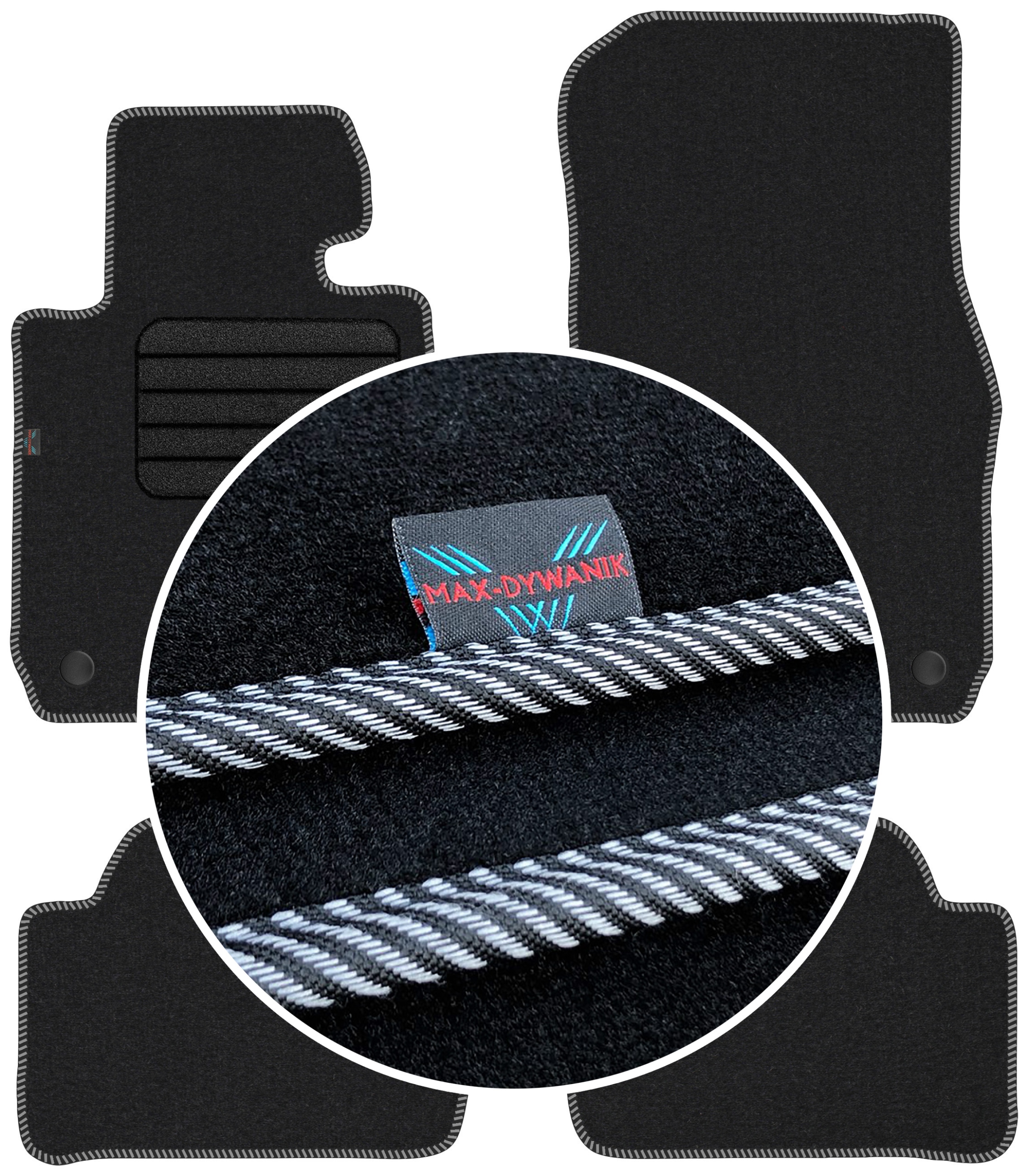 Bmw 1 F20 2011-2019 Velurové autokoberce Koberce do auta