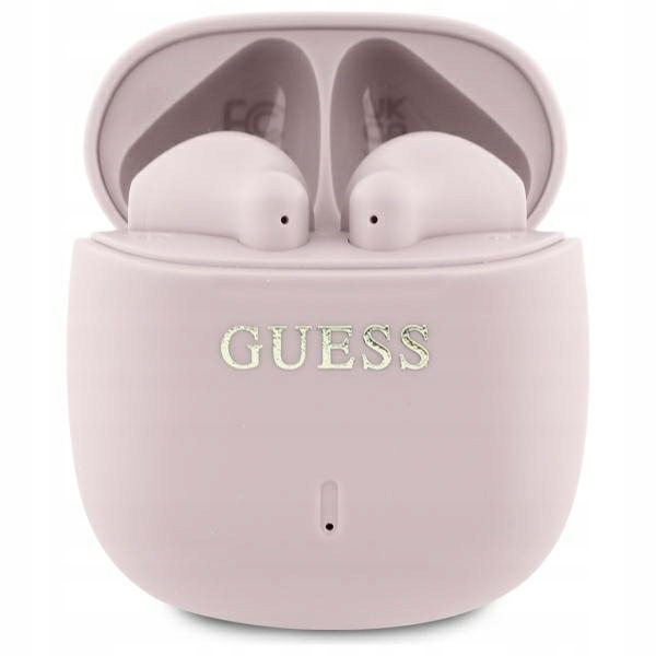 Guess Bluetooth sluchátka GUTWSJ14ESGP Tws dokovací stanice růžová/pink