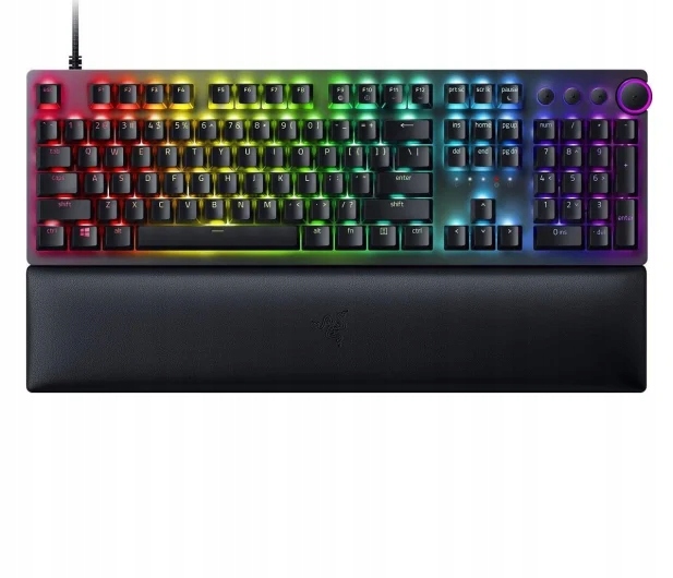 Klávesnica Razer Huntsman V2 Purple Clicky hliník podpera