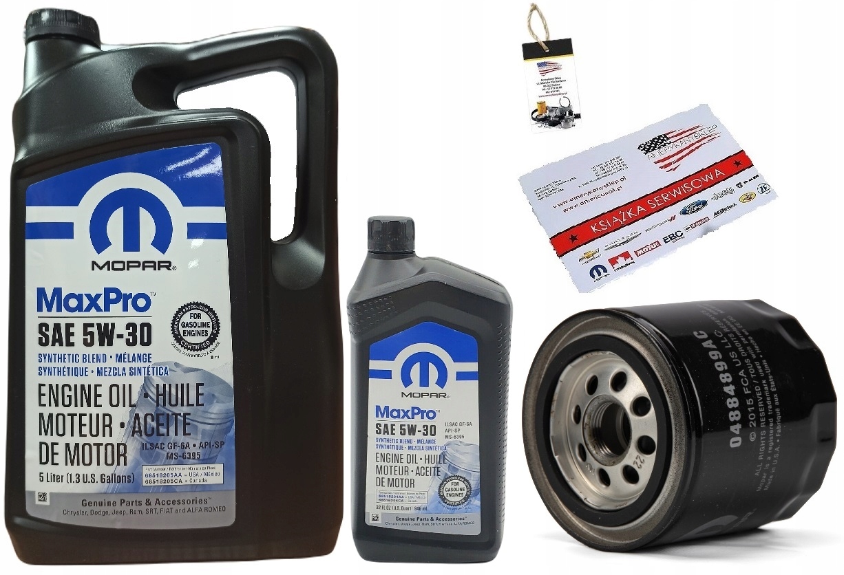 

Mopar 5W30 6L Filtr MO-899AB (PH2) Gratisy