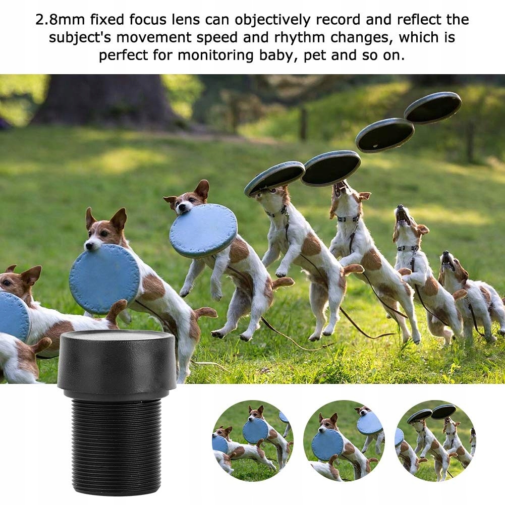 SONEW Obiektyw CCTV 28 mm 3MP HD Kamera 115 Stopni Do Monitoringu CCTV — miniatura 3
