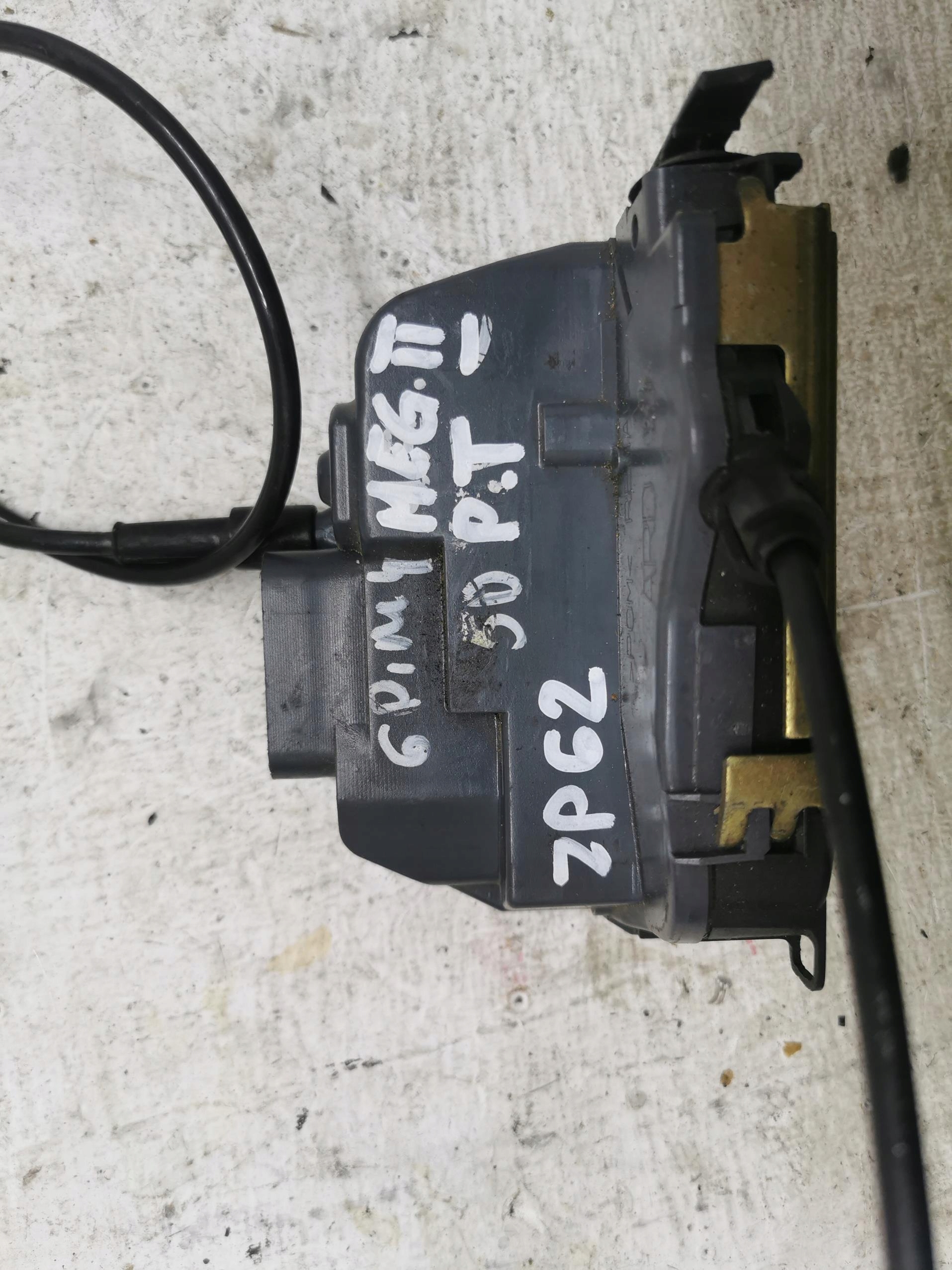 lock door right rear part RENAULT MEGANE II 6 PIN
