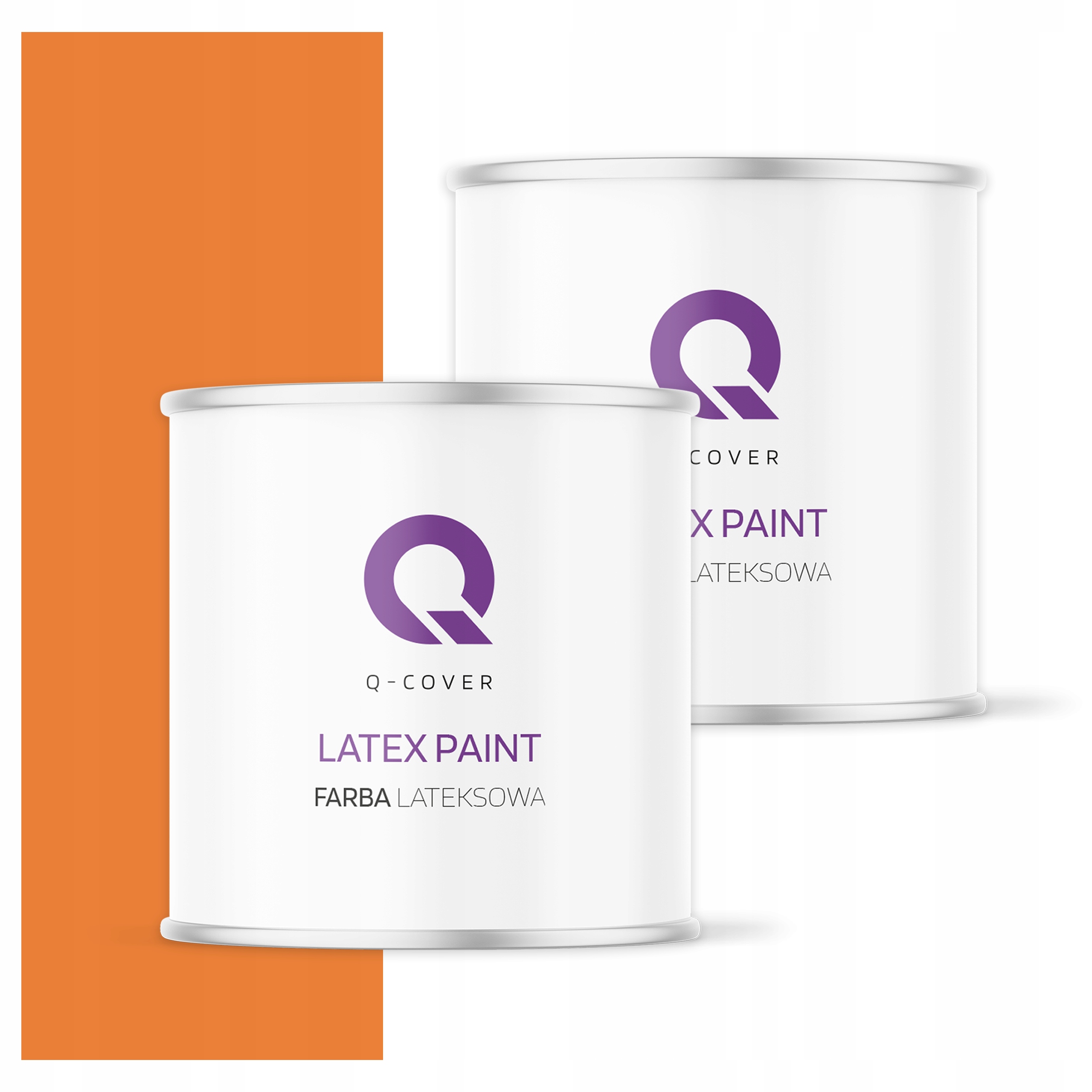 Barva vnitřní stropní barva 2L Hluboký mat Intenzivní pomeranč