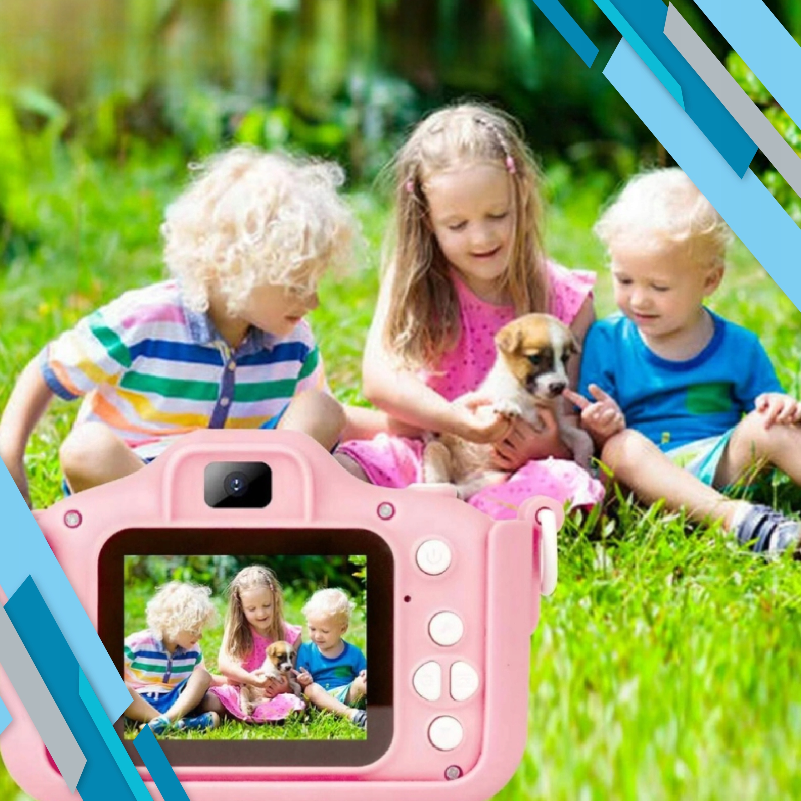 APARAT DLA DZIECI RÓŻOWY JENDOROŻEC + KARTA SD32GB Marka inna