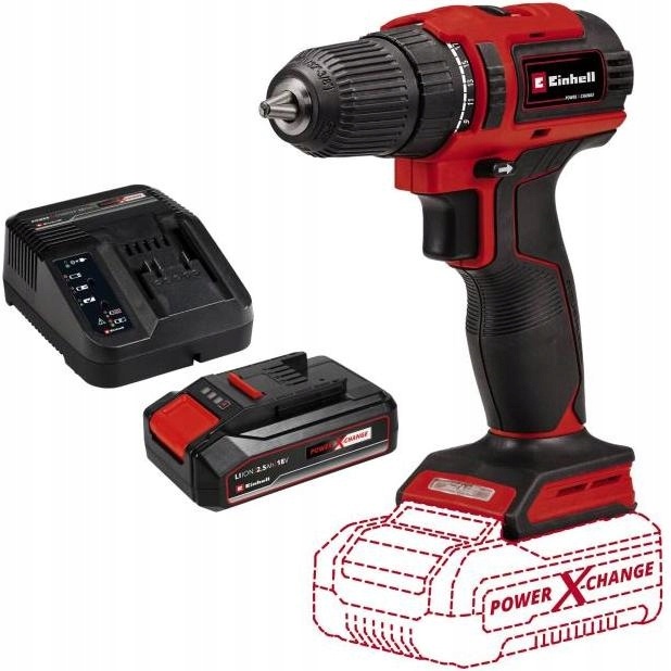 Wiertarko-wkrętarka Te-cd 18/40 Li Bl (2,5Ah Zs) bez szczot (40 Nm)