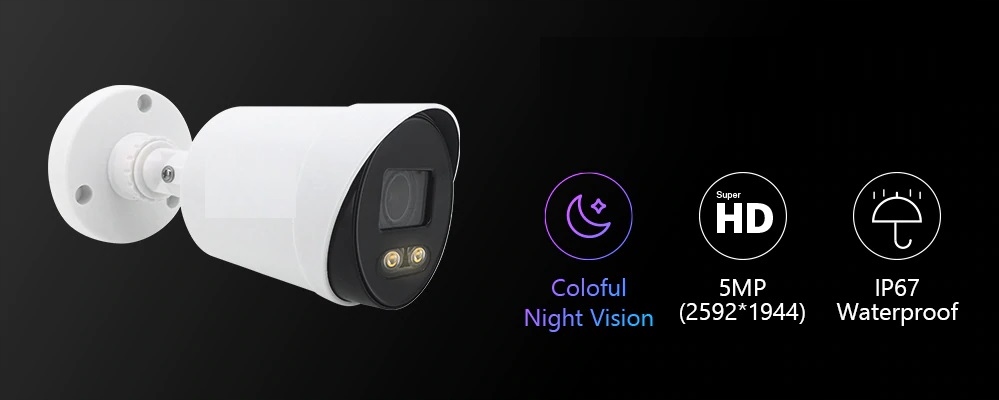 Kamera AHD, HD-CVI, HD-TVI, PAL ColorVu 5MPX Model 2020