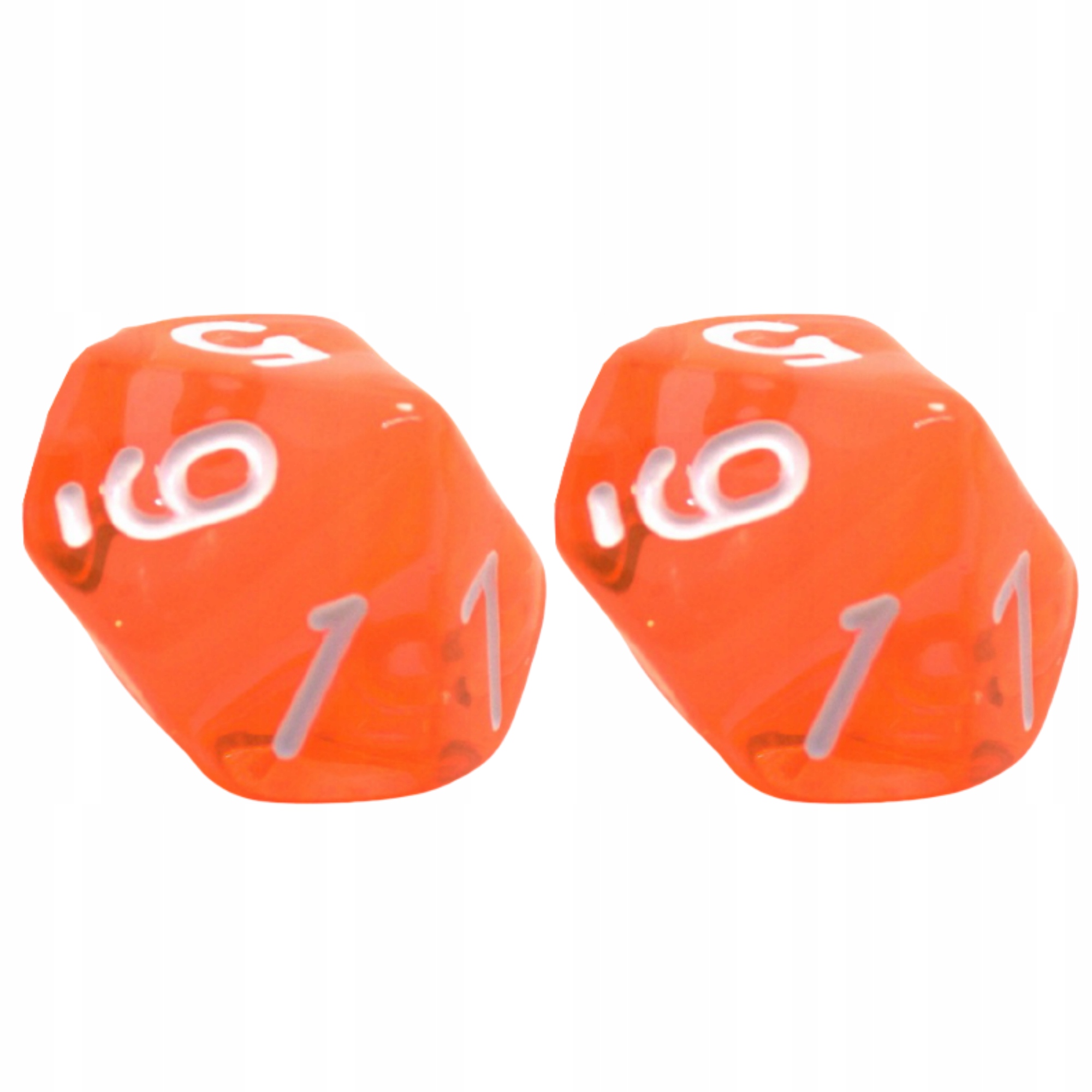 ZESTAW 2 KOSTEK K10 RPG KOŚĆ DZIESIĘCIOŚCIENNA KRĄG MAGÓW 0-9