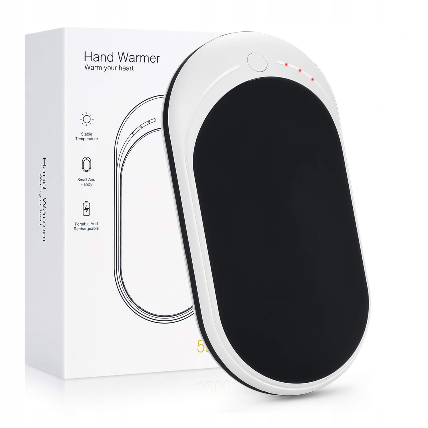 Powerbank 5200MAH Grzejnik Ciepły Usb