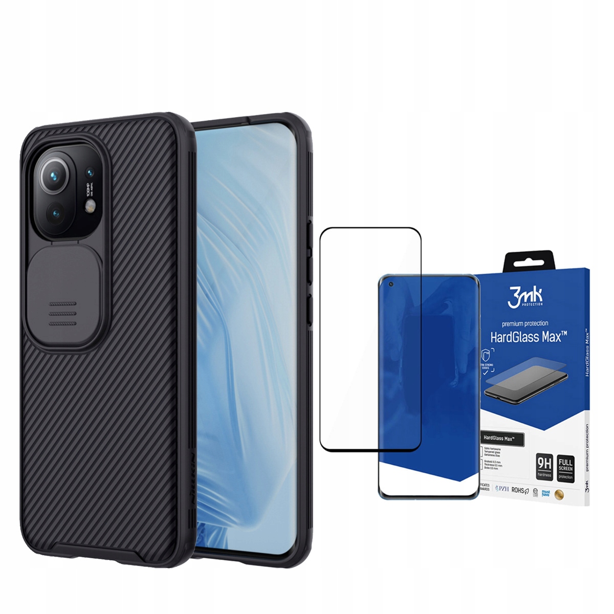 

Nillkin Etui Case Do - Xiaomi MI 11 + Szkło 3MK Hg