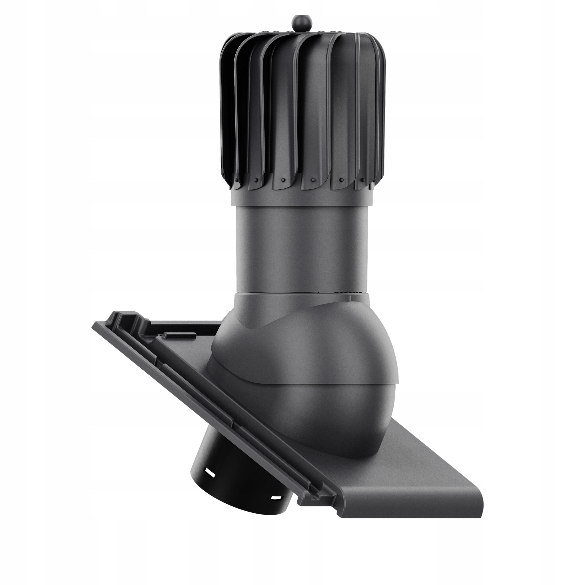 Roben Bergamo Antracit podlouhlý Otočný Větrací komín , průměr 150 mm