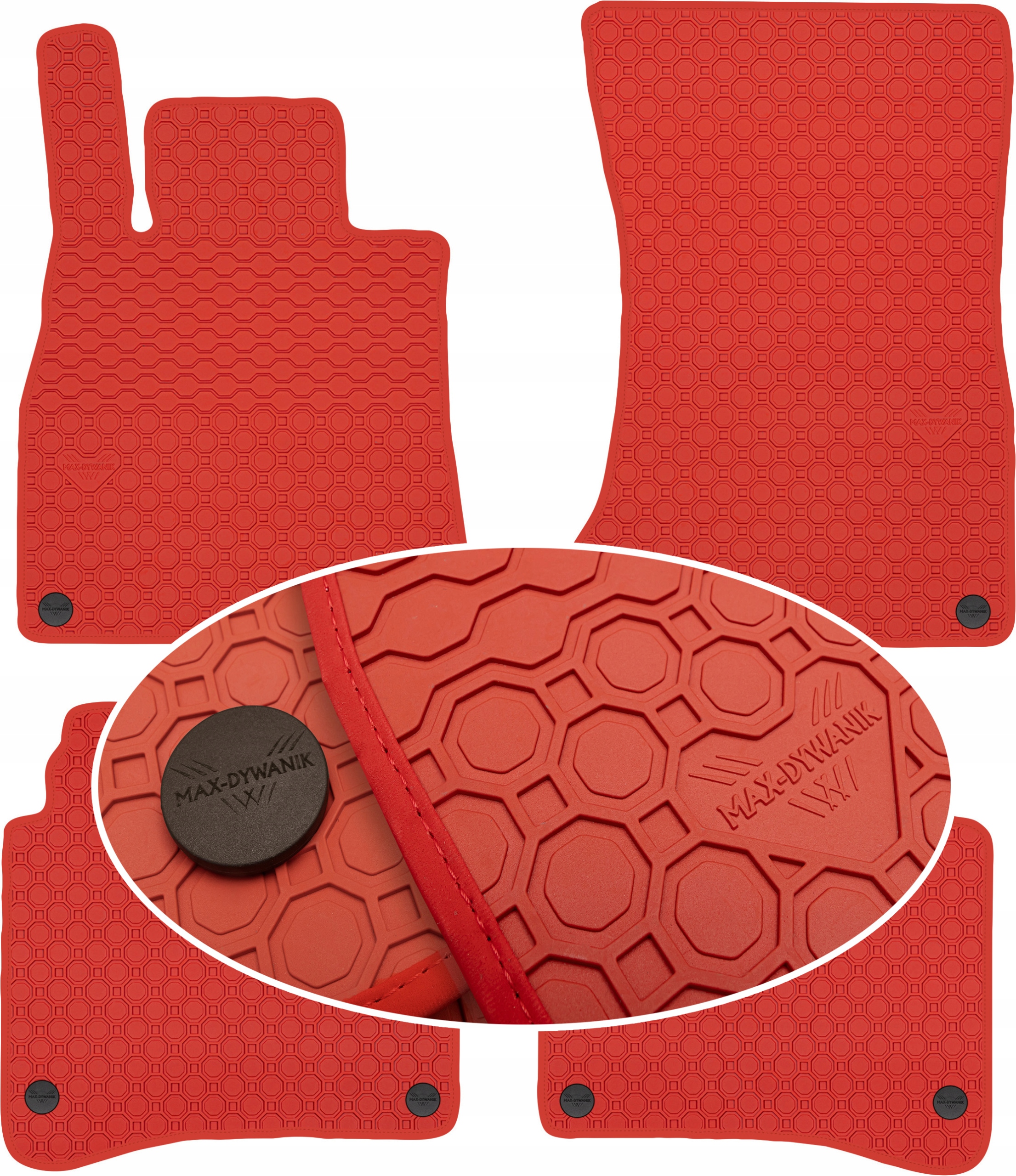 S-Klasa W222 Long 2013-2020 Koberce Červené