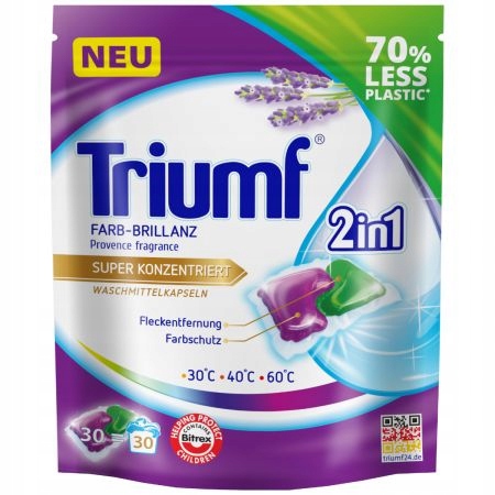 

Triumf Kapsułki do prania kolorowych tkanin 30 szt
