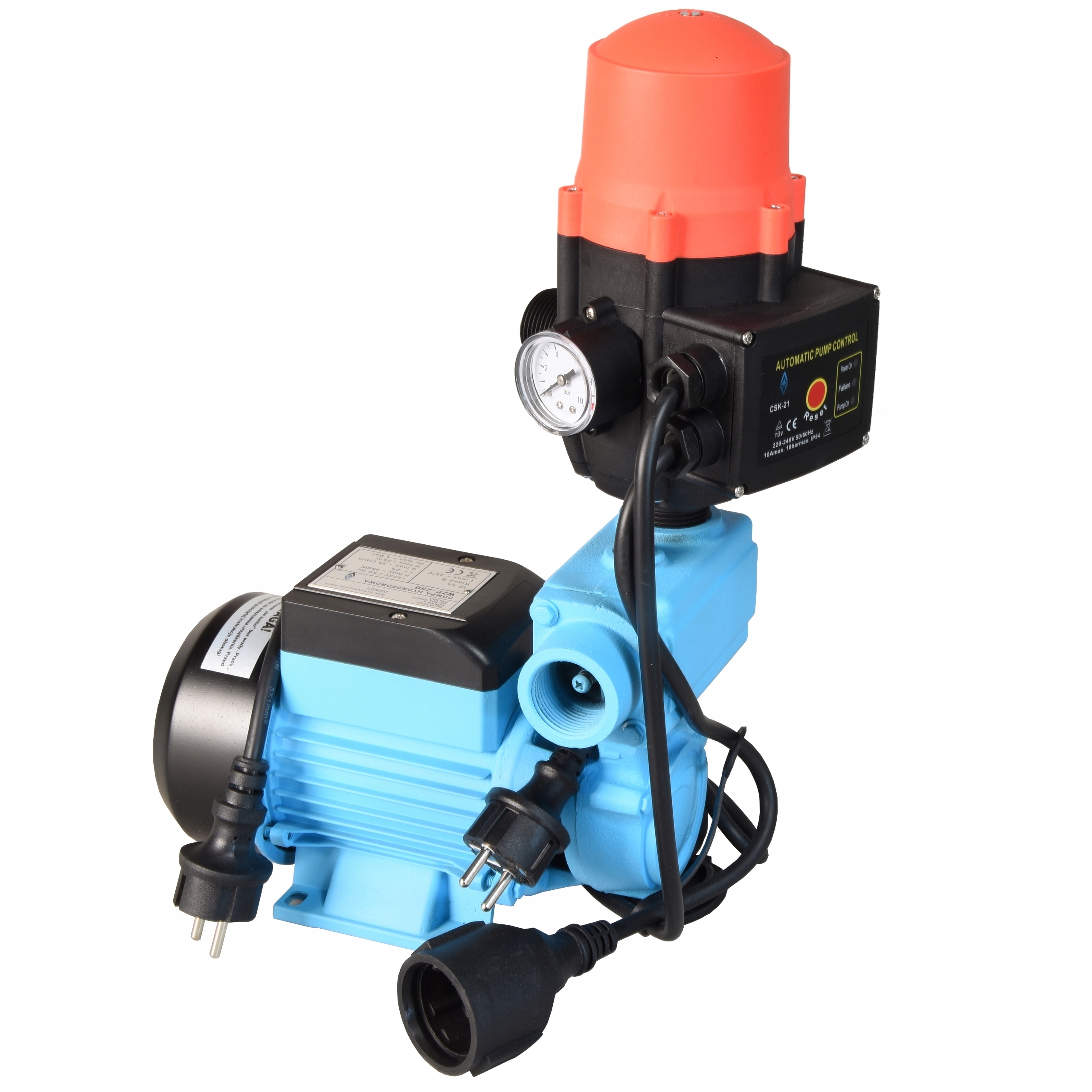Čerpadlo Na Vodu Pre Studňu A Zavlažovanie Vz. 250 S Automatom Csk 21 Brio 2100 L/h