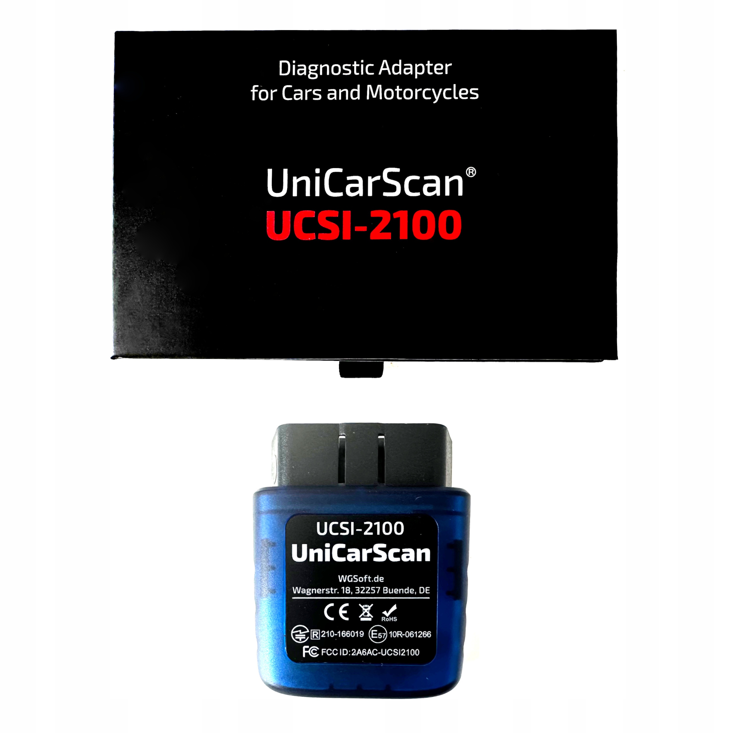 Diagnostické rozhranie OBD2 UCSI-2100 Bluetooth
