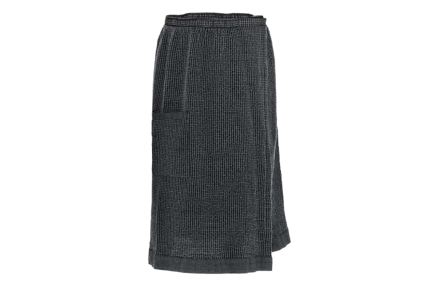Pánský saunový kilt Rento Kenno 70x145 cm černý