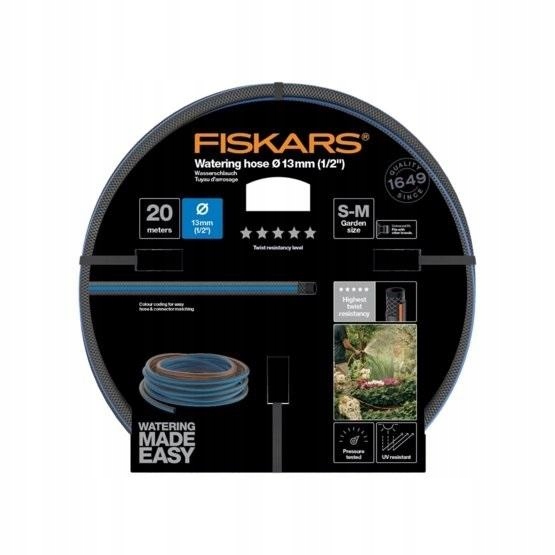Fiskars hadica 20 m, 13 mm (1/2”) Q5 1027107 1 ks