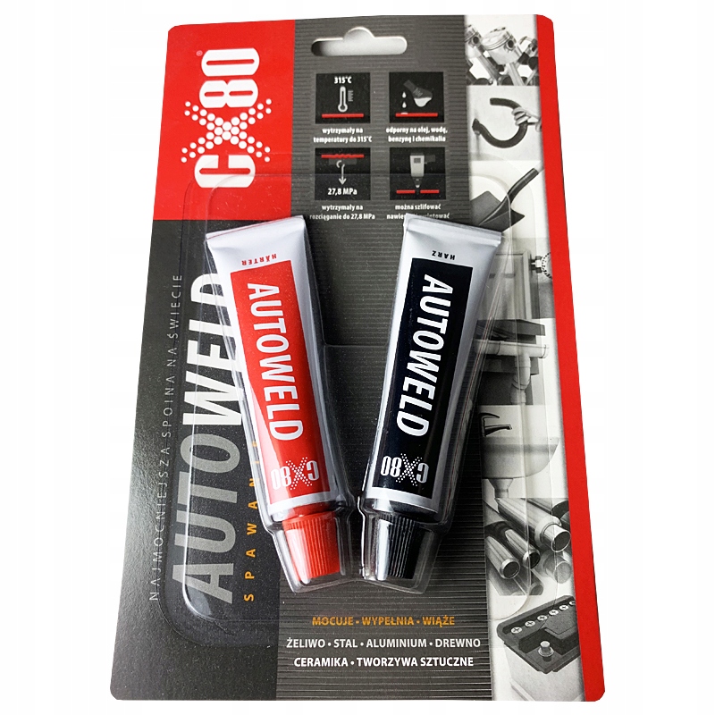 

CX80 Klej Do Metalu Auto Weld Spawanie Na Zimno