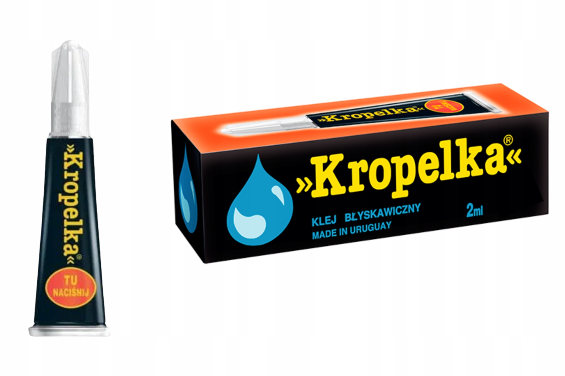Klej Kropelka 2ml uniwersalny, błyskawiczny, mocny