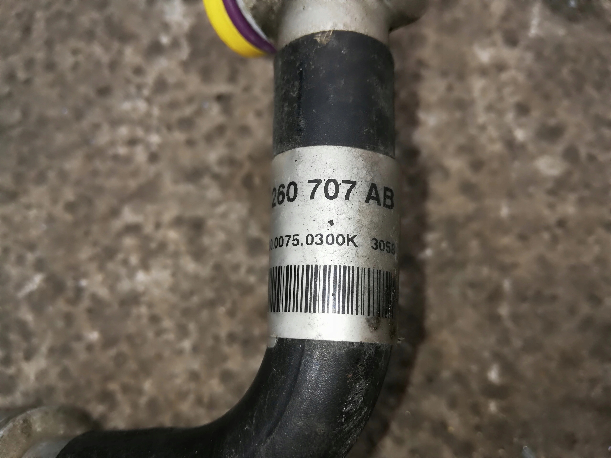 cijevčica prijenos klimatizacije AUDI A6 4F0260707AB
