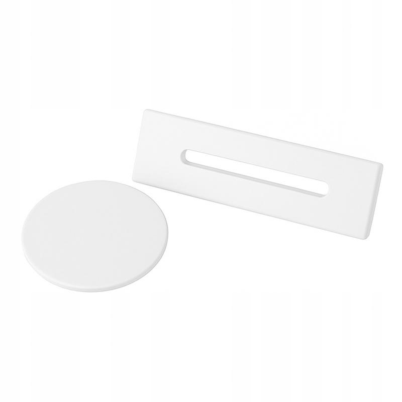 Zátka Do Volně Stojící Vany S Přepadem, Víko Kryt, Bílá Matná