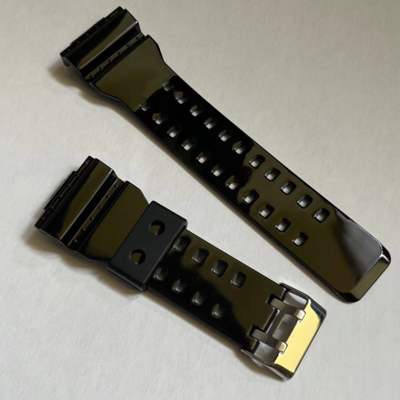 PASEK CASIO GA-100 GA-110 GD-100 G-8900 G-SHOCK CZARNY POŁYSK Model ZAMIENNIK