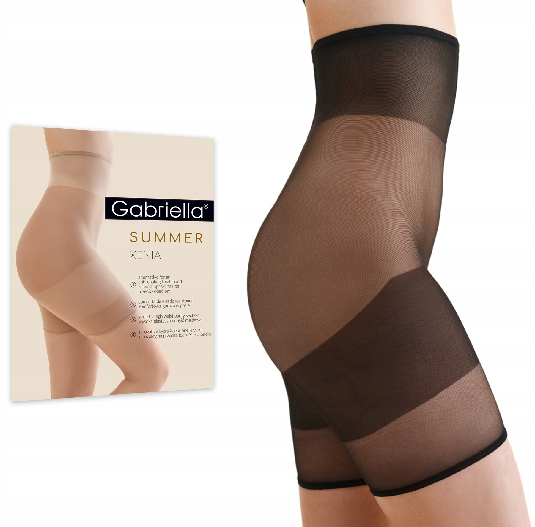 

Gabriella Xenia Szorty Przeciw Otarciom ud M/L